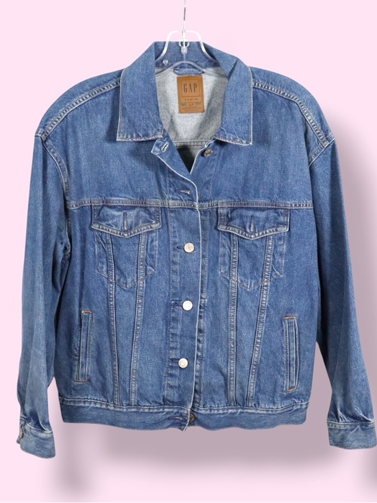 GAP Jackets & Blazers - GAP Women’s Denim Jacket Size S Blue Jean Cropped Trucker Classic Casual